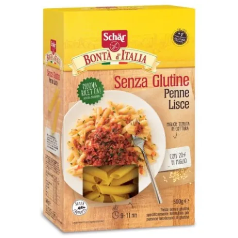 Schär Penne Lisce Pasta Senza Glutine per Celiaci 500 g