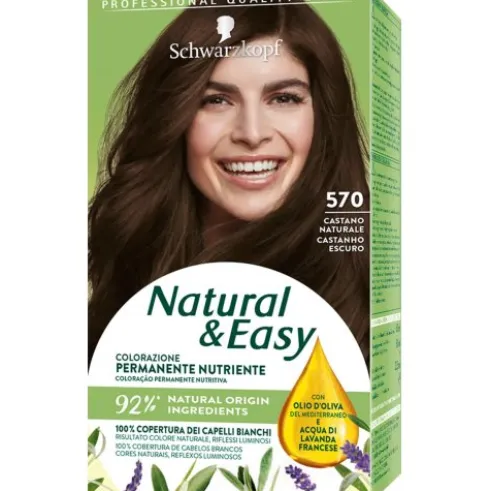 Schwarzkopf Natural&Easy Castano Naturale 570 Colorazione Permanente