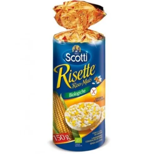 Scotti Risette Gallette di Riso e Mais Senza Glutine 150 g