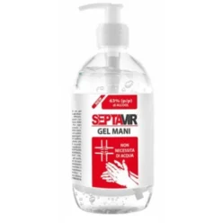 Septavir Gel Mani Igienizzante Con Alcool 63% e Olio di Bergamotto 500ml