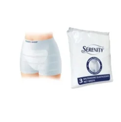 Serenity Panty Comfort Mutandina a Rete Supporto Pannoloni - 3 Pezzi