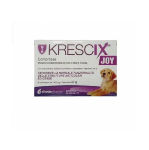 Shedir Krescix Joy Mangime Complementare per Cani in Crescita - 30 Compresse