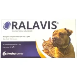 Shedirpharma Ralavis Cani e Gatti Integratore Antiossidante in Compresse