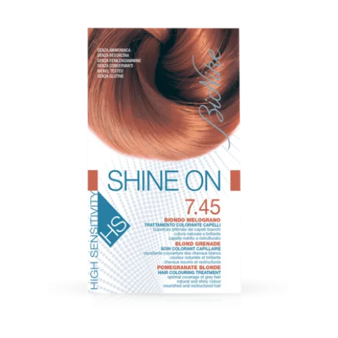 Shine On Hs Tintura Capelli Colore Biondo Melograno 7.45