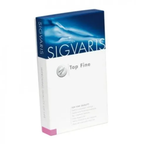 Sigvaris 701 Collant Top Fine Lungo Punta Aperta Nero LL