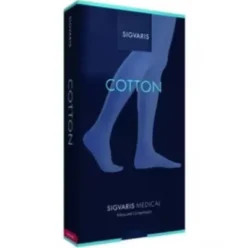 Sigvaris Cotton Gambaletto Compressivo Punta Aperta Naturale Taglia S