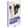 Sigvaris Cotton Monocollant Sinistro Compressione Medicale Punta Aperta XS Corto Nature