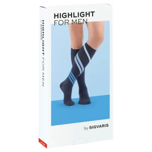 Sigvaris Highlight Men Gambaletto Punta Chiusa Marine XL Normale