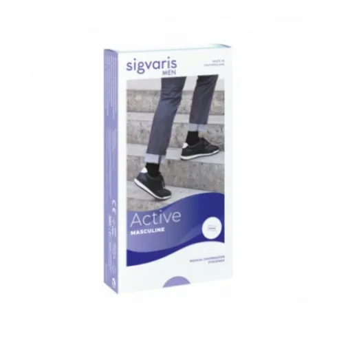 Sigvaris James Gambaletto CCL2 Lungo Nero Punta Chiusa Taglia L