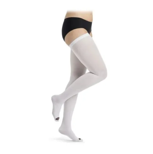 Sigvaris Thrombo Calza Antitromboembolica Coscia Corta Bianco XS