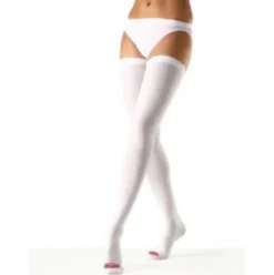Sigvaris Thrombo Monocollant Corto Punta Aperta Bianco Sinistro