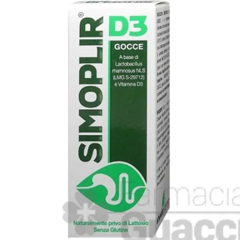 Simoplir D3 Gocce - Integratore per l'equilibrio della flora intestinale - 10 ml