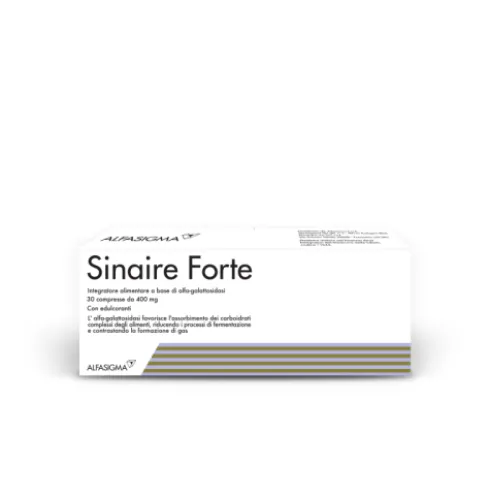 Sinaire Forte - Contro flatulenza e pancia gonfia - 30 Compresse