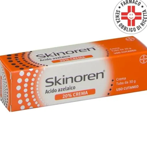 Skinoren Crema - Crema con Acido Azelaico al 20% per il trattamento dell'acne - 30 g