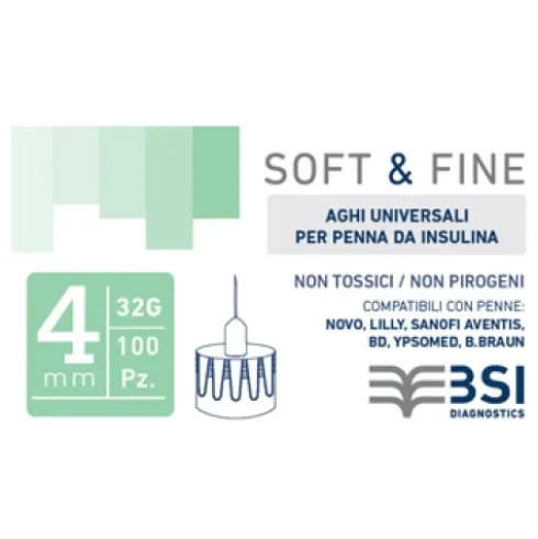 SOFT&FINE Ago Ins.32g 4mm100pz