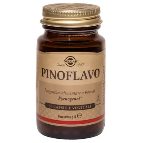 Solgar Pinoflavo Integratore Antiossidante per Circolazione 30 Capsule Vegetali