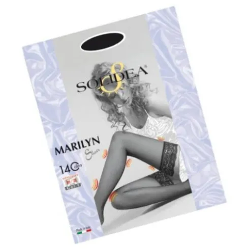Solidea Marilyn 140 Calza Autoreggente Compressione 18/21 mmHg Sabbia Taglia 3