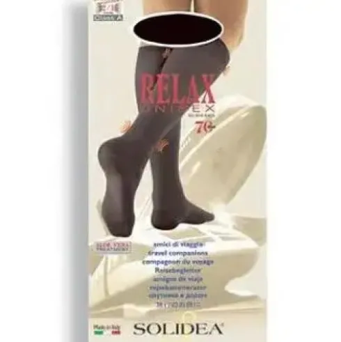 Solidea Relax 70 Gambaletto Unisex Blu Compressione 12/15 mmHg Taglia 2-M
