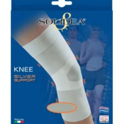 Solidea Silver Support Ginocchiera Compressione Graduata 23/32 mmHg Cammello XL