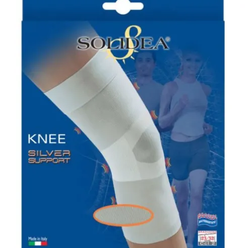 Solidea Silver Support Ginocchiera Compressione Graduata 23/32 mmHg Cammello XL