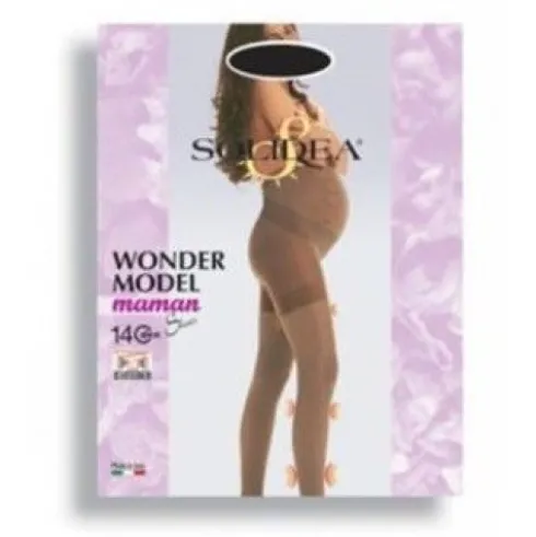 Solidea Wonder Model Maman 140 Collant Gestante Nero Taglia M