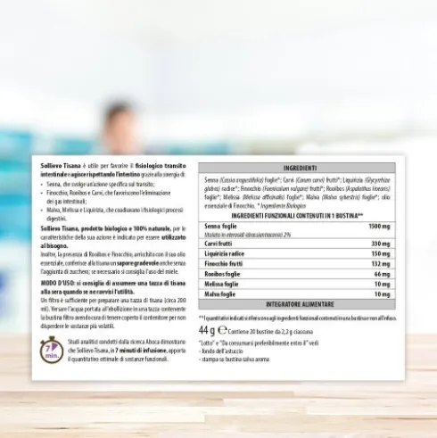 Sollievo Bio Tisana 20 Filtri 44g