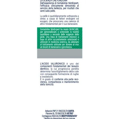 Somatoline Cosmetic Viso Skincure Booster Ridensificante - Trattamento urto tonificante - 30 ml