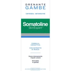 Somatoline Skin Expert Crema Drenante Rimodellante Gambe - Per gambe snelle e leggere - 200 ml