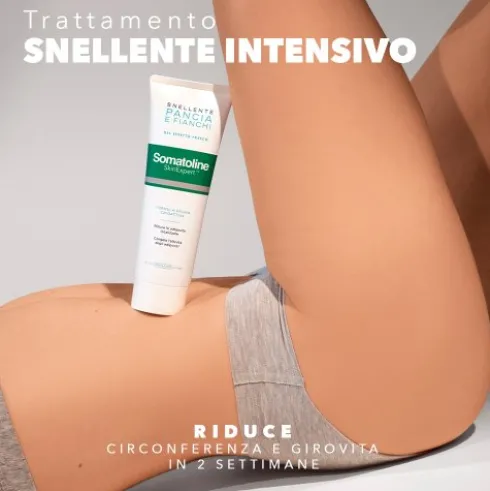 Somatoline Skin Expert Snellente Pancia e Fianchi Cryogel - Crema anticellulite effetto freddo - 250 ml