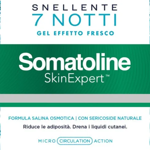 Somatoline Snellente 7 Notti Gel Effetto Fresco - Crema corpo anti cellulite intensiva - 400 ml