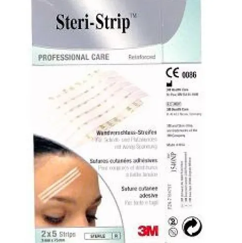 Steristrip Sutura Cutanea 12x100mm per Piccole Ferite - 6 Pezzi
