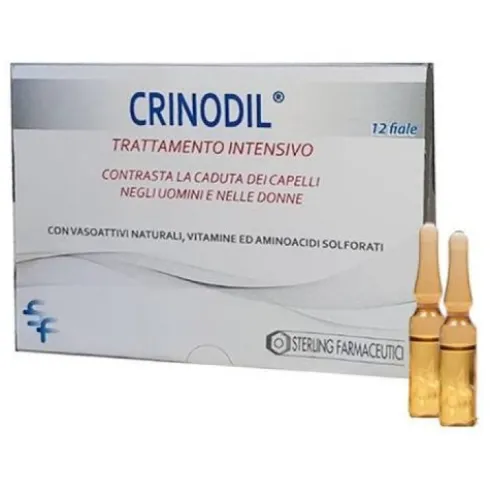 Sterling Farmaceutici Crinodil Trattamento Intensivo Anticaduta 12 Fiale 10ml