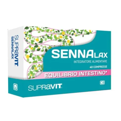 Supravit Sennalax Integratore per Regolarità Intestinale con Senna 40 Compresse