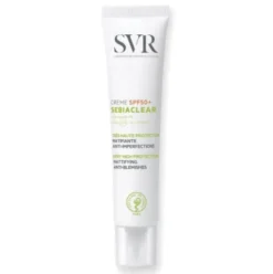 Svr Sebiaclear Creme SPF50 - Crema viso effetto mat per pelle mista e grassa - 40 ml