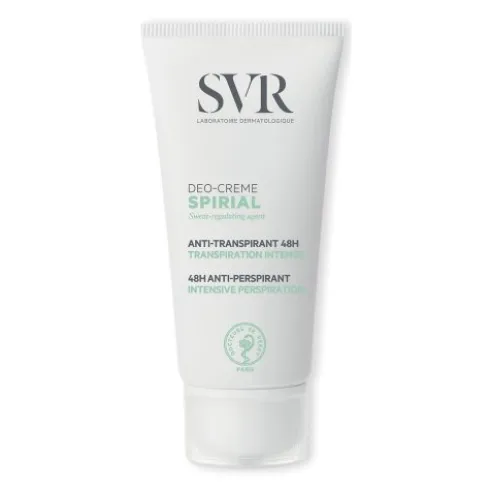 SVR Spirial Deo Crema - Deodorante in crema anti traspirante intenso per adolescenti e adulti - 50 ml