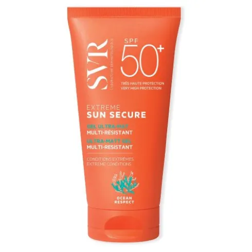 SVR Sun Secure Extreme SPF50+ - Gel solare viso ultra mat per pelle mista e grassa - 50 ml
