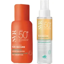 Svr Sun Secure Summer Set - Aqua fluide SPF50+ 50 ml + Eau solaire SPF50+ 100 ml + Pochette + Scrunchie