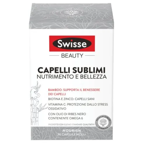 Swisse Capelli Sublimi - Integratore per capelli sani e luminosi - 30 capsule