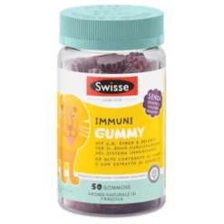 Swisse Junior Immuni Gummy - Integratore per stimolare il sistema immunitario dei bambini - 50 caramelle gommose gusto fragola
