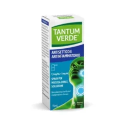 Tantum Verde Antisettico Antinfiammatorio Spray Orale per Gola e Bocca 15ml