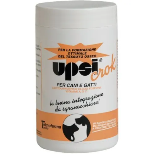 Teknofarma Upsi Crok Integratore Minerale per Cani e Gatti 150 g