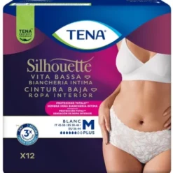 TENA SILHOUETTE White M 12pz