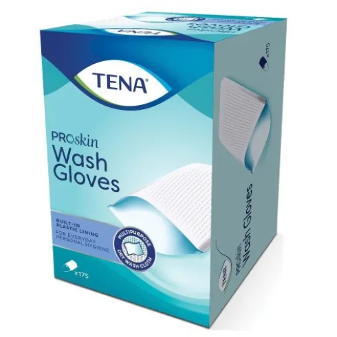 TENA WASH Glove C/Barr.