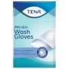 Tena Wash Glove Guanti monouso per igiene personale e assistenza 50 pezzi