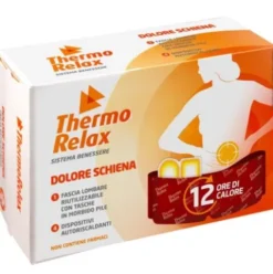 ThermoRelax Fascia Lombare +4 Dispositivi Autoriscaldanti Dolore Schiena
