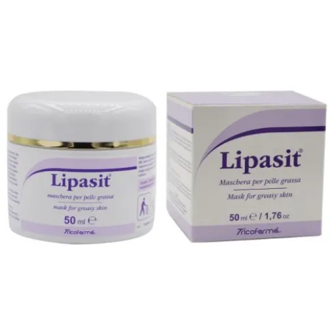 Tricofarma Lipasit Maschera Viso Pelli Grasse Purificante 50ml