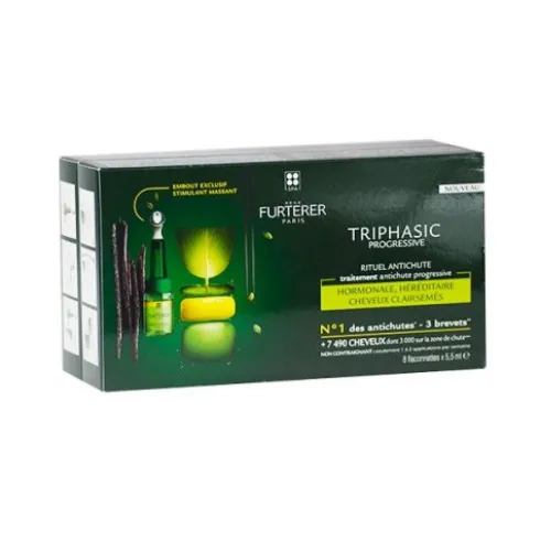 Triphasic VHT Progressive Trattamento Anticaduta 8 Fiale