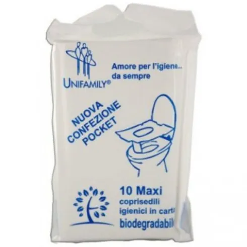 Unifamily Copriwater Bio Monouso Biodegradabili 10 Pezzi