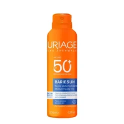 Uriage Bariesun Spray Asciutto Idratante SPF50+ - Protezione solare molto alta per viso e corpo - 200 ml