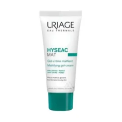 Uriage Hyseac Mat Crema Viso - Gel-crema opacizzante per pelle mista e grassa - 40 ml
